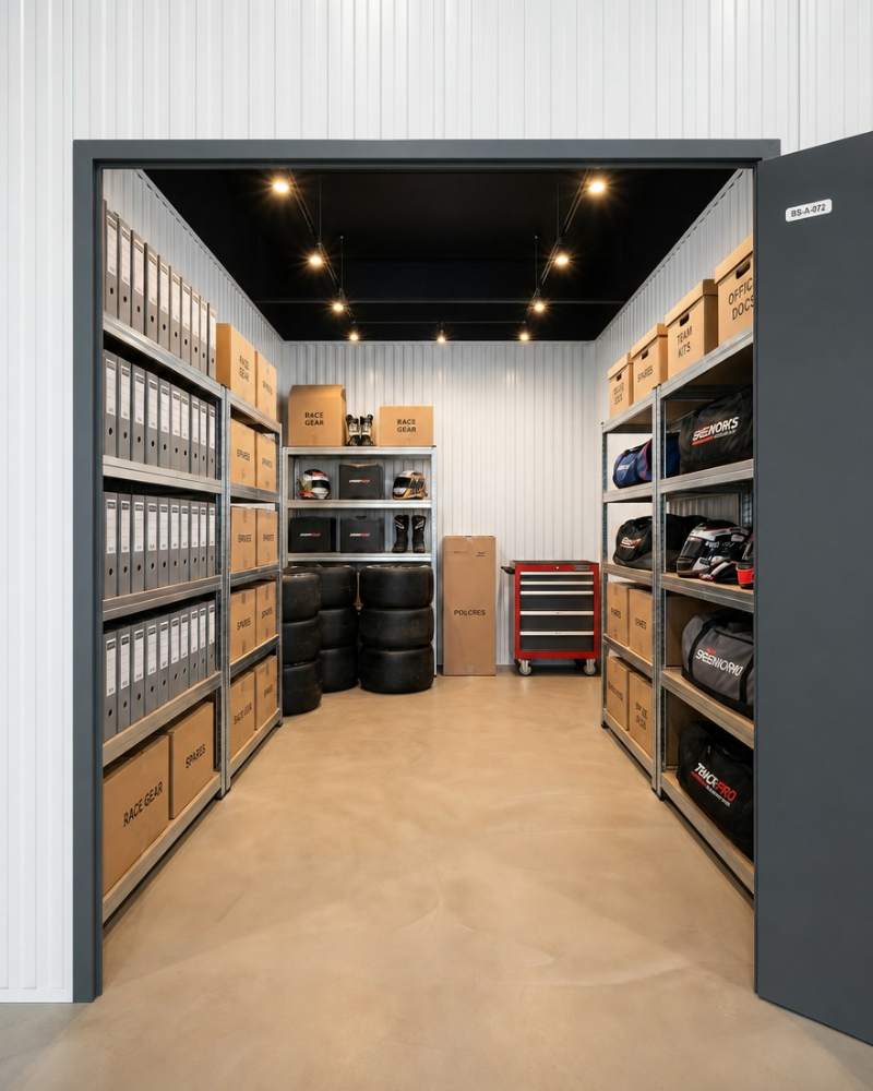 Eine BookaBox-Box, gepackt für Business & Archive