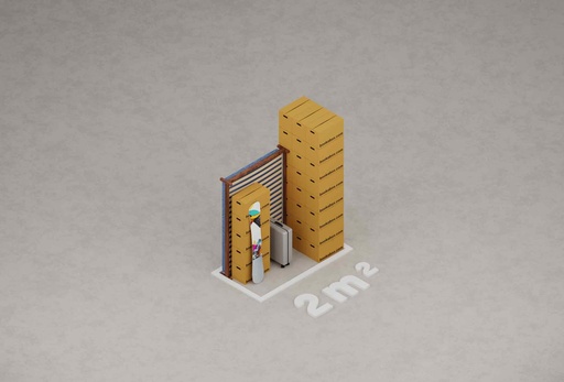 trastero de 2 m²