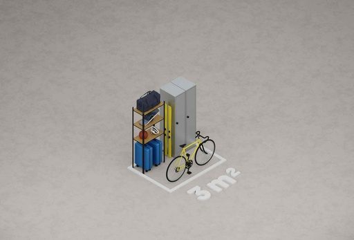trastero de 3 m²