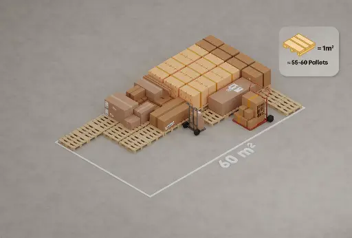 60m² Storage Room